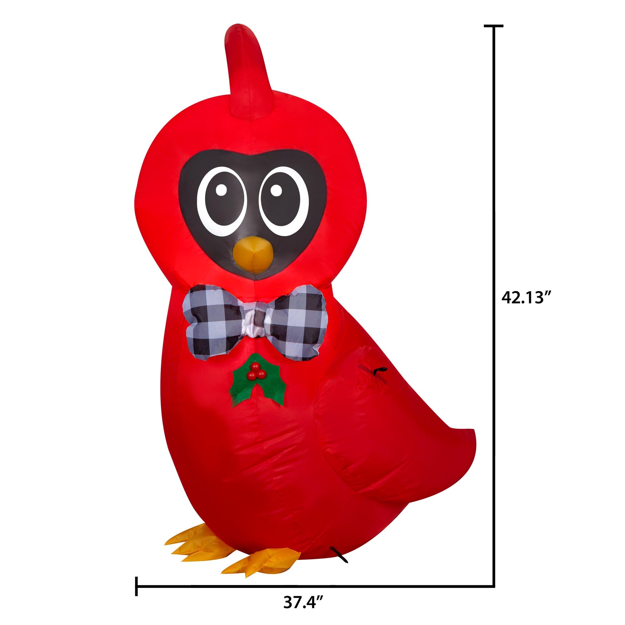 Amazon.com: Holiday Time Winter Cardinal 3.5 Foot Inflatable